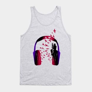 Headphone Music Contrabassoon Tank Top